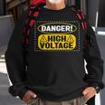 Electrician Electrical Engineer Lineman Electricity Sweatshirt Gifts for Old Men