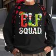 Elf Squad Christmas Family Matching Xmas Elf Pajamas Sweatshirt Gifts for Old Men