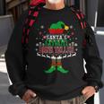 Elf Xmas Santa's Favorite Bank Teller Ugly Sweater Sweatshirt Gifts for Old Men