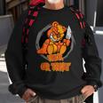 Evil Teddy Bear Trick Or Treat Scary Halloween Sweatshirt Gifts for Old Men
