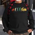 Evolution Car Mechanic Car Workshop Mechanic Funny Gifts Funny Gifts Sweatshirt Gifts for Old Men