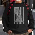 F-106 Delta Dart Cold War Jet Airplane Vintage Flag Sweatshirt Gifts for Old Men