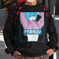 Femboy Aesthetic Pastel Yaoi Anime Boy Crossdressing Sweatshirt Gifts for Old Men