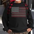 Ferret 4Th Of July Paw Print American Flag Sweatshirt Gifts for Old Men