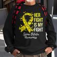 Her Fight Is My Fight Spina Bifida Awareness Sweatshirt Gifts for Old Men