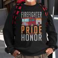 Firefighter Pride And Honor Fire Rescue Fireman Sweatshirt Gifts for Old Men