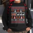 Firefighter Ugly Christmas Sweater Fireman Fire Department Sweatshirt Gifts for Old Men