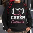 Football Cheer Coach Pink Ribbon Breast Cancer Awareness Sweatshirt Gifts for Old Men