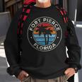 Fort Pierce Florida Fl Vintage Graphic Retro 70S Sweatshirt Gifts for Old Men