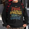 Free Societies Read Freely Reading Book I Read Banned Books Sweatshirt Gifts for Old Men