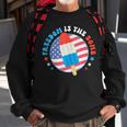 Freedom Is The Bomb Usa Flag Popsicle 4Th Of July Patriotic Sweatshirt Gifts for Old Men