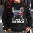 French Bulldog 4Th Of July Merica American Flag Sweatshirt Gifts for Old Men