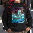Fresno Nightcrawlers Spooky Creepy Ghost Monsters Sweatshirt Gifts for Old Men