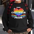 From Columbus With Pride Lgbtq Gay Lgbt Homosexual Sweatshirt Gifts for Old Men