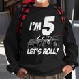 Funny 5Th Birthday Gift Boy Kid Race Car Driver 5 Years Old Driver Funny Gifts Sweatshirt Gifts for Old Men