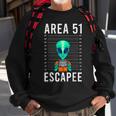 Alien Art Alien Lover Area 51 Escapee Alien Sweatshirt Gifts for Old Men