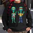 Alien Alien Lover Hippie Aliens Believe In Aliens Sweatshirt Gifts for Old Men
