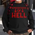 Antichrist Satanism Satanic Occult Satan Goat Atheist Sweatshirt Gifts for Old Men
