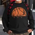 Basketball Heartbeat Basketball Player Sweatshirt Gifts for Old Men