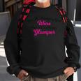 Funny Camping Girl Wine Happy Glamper Sweatshirt Gifts for Old Men