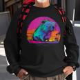Funny Capybara Vintage Rodent Retro Vaporwave Aesthetic Goth Sweatshirt Gifts for Old Men