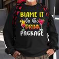 Cruise Blame It On The Drink Package Cocktail Summer Sweatshirt Gifts for Old Men