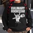 Culinary Lover Chef Cook Culinary Rockstar Sweatshirt Gifts for Old Men