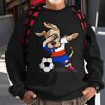 Dabbing Dog Chile Soccer Jersey Chilean Football Lover Sweatshirt Gifts for Old Men