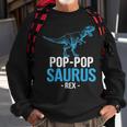 Funny Fathers Day Gift For Grandpa Poppop Saurus Rex Sweatshirt Gifts for Old Men