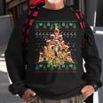 German Shepherd Christmas Lights Ugly Sweater Xmas Sweatshirt Gifts for Old Men
