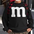 Letter M Halloween Matching Costume Group Family Color Sweatshirt Gifts for Old Men