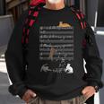 Musical Cats Cat And Music Lover Cat Sweatshirt Gifts for Old Men