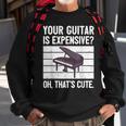 Piano Player Pianist Musician Saying I Guitar Sweatshirt Gifts for Old Men