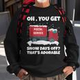 Postal Worker Christmas Joke Mailman Sweatshirt Gifts for Old Men