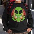 Retro 80'S Style Vintage Ufo Lover Alien Space Sweatshirt Gifts for Old Men