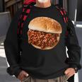 Sloppy Joe Sandwich Lunchlady Food Halloween Costume Sweatshirt Gifts for Old Men