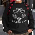 Funny Step Dad Gifts One Badass Bonus Dad Funny Gifts For Dad Sweatshirt Gifts for Old Men