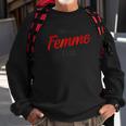 Strong Femme Lead Horror Nerd Geek Graphic Geek Sweatshirt Gifts for Old Men