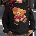 Funny Teddy Bear Basketball Slam Dunk Sport Cute Cartoon Teddy Bear Funny Gifts Sweatshirt Gifts for Old Men