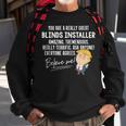 Trump 2020 Really Great Blinds Installer Sweatshirt Gifts for Old Men