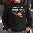 Ugly Christmas Sweater Party Idea Fixed The Newel Post Sweatshirt Gifts for Old Men