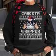 Gangsta Wrapper Santa Claus Ugly Christmas Sweater Sweatshirt Gifts for Old Men