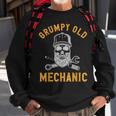 Garage Automechanic Car Guy Grumpy Old Mechanic Gift For Mens Sweatshirt Gifts for Old Men