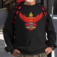 Garuda Emblem Of Thailand Thai Buddha Sabaidee Sweatshirt Gifts for Old Men