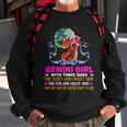 Gemini Girl Has Three Sides Birthday Gemini Funny Gifts Sweatshirt Gifts for Old Men
