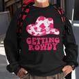 Getting Rowdy Getting Hitched Nashville Bachelorette Party Sweatshirt Gifts for Old Men