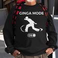 Ginga Mode On Angola Capoira Music Brazilian Capoeira Sweatshirt Gifts for Old Men