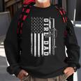 Girl Dad For Men Bullet And Rifle Usa Flag Fathers Day Sweatshirt Gifts for Old Men