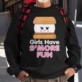 Girls Have Smore Fun Cute Camping Pun Girl Outdoors Gift Sweatshirt Gifts for Old Men