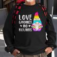 Gnome Pansexual Lgbt Pride Pan Colors Sweatshirt Gifts for Old Men